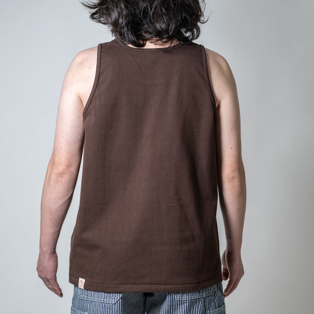 Heavy Weight Tank Top Brown