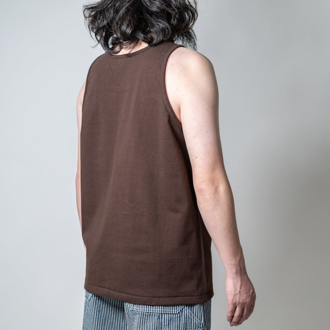Heavy Weight Tank Top Brown
