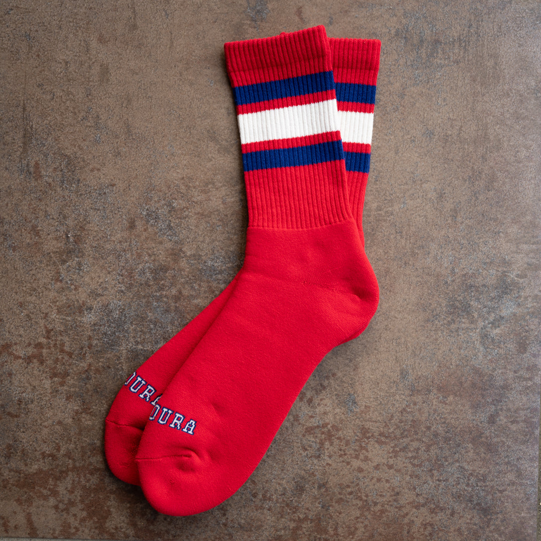 Tube Socks red SALON LIMITED
