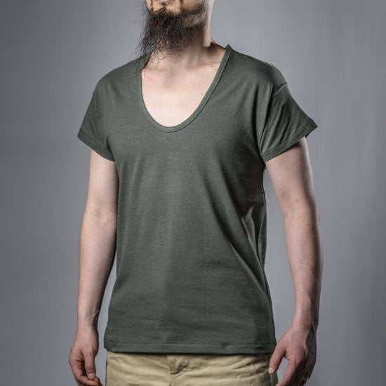 U Neck Tee Olive