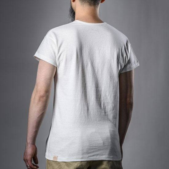 U Neck Tee White