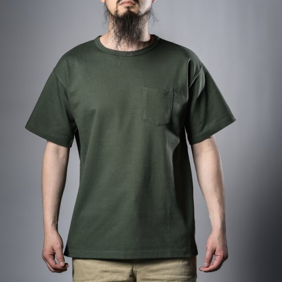 Heavy Weight Pocket Tee Olive – BONCOURA Official Online Store