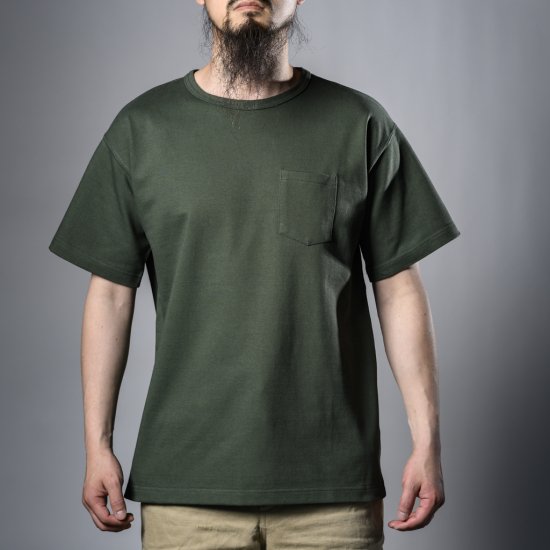 Heavy Weight Pocket Tee Olive