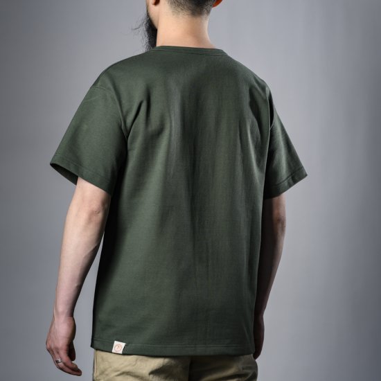 Heavy Weight Pocket Tee Olive