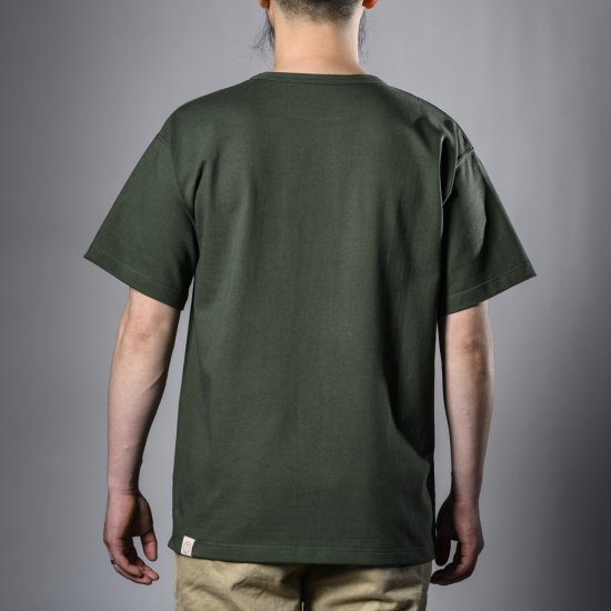 Heavy Weight Pocket Tee Olive