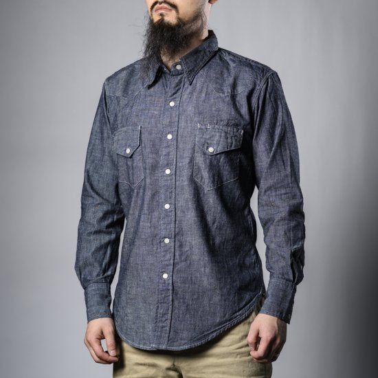 BONCOURA Western shirt chambray