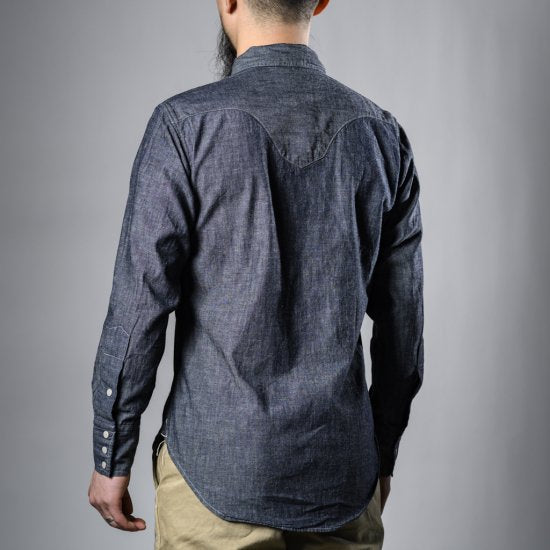 Boncoura Western shirt chambray