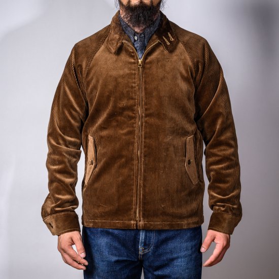 スイングトップ 太畝コール天 ブラウン (Dog Ear Jacket 8 Wale Corduroy blown)
