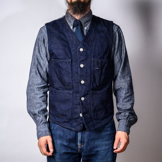 ワークジレ デニム (Work Gilet Denim) – BONCOURA Official Online Store