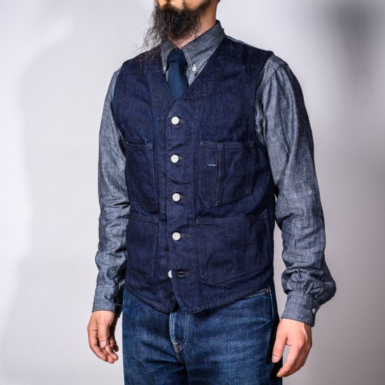 ワークジレ デニム (Work Gilet Denim)