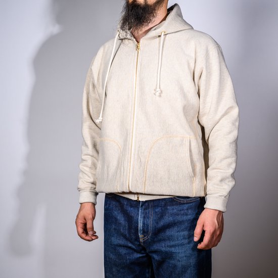 フルZIP パーカー オートミール ZIP Hoodie Oatmeal
