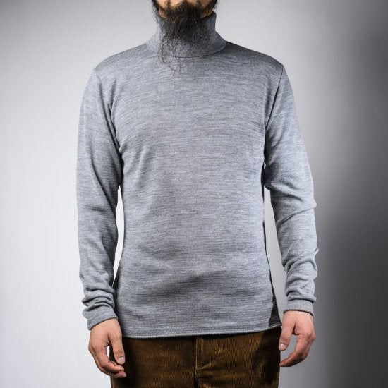 タートルネックセーター グレー  Turtle Neck Sweater Gray