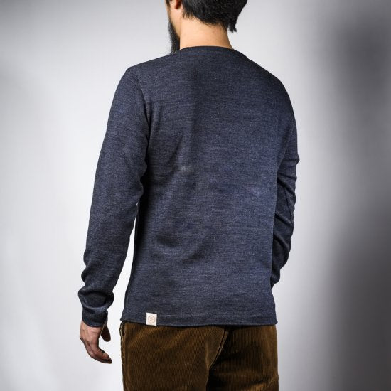 Pull Col Rond Gris Anthracite