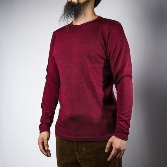 Crew Neck Sweater Burgundy