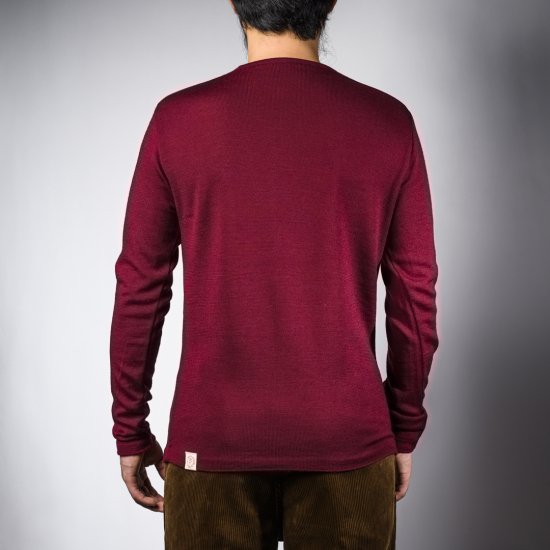 Crew Neck Sweater Burgundy