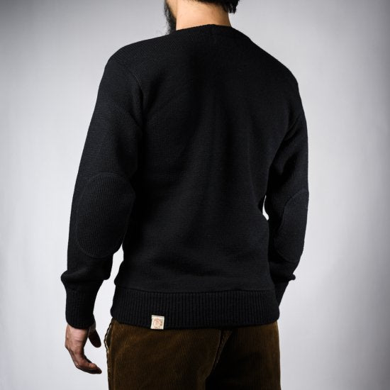 B-sweater black×white B-sweater black×white