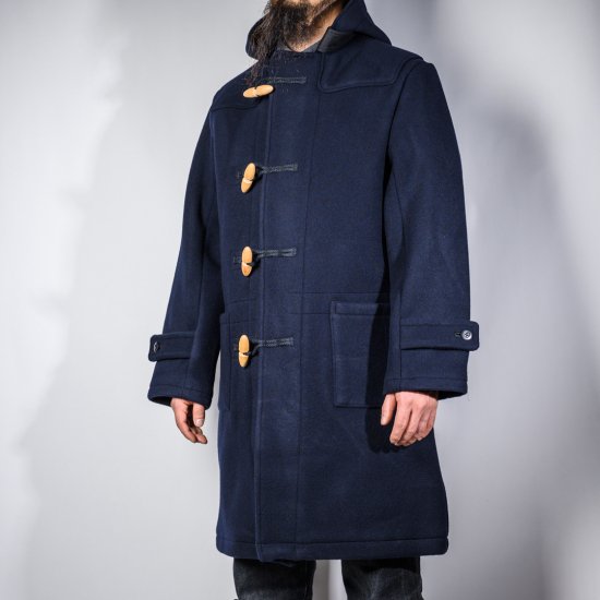 ダッフルコート カシミアメルトン ネイビー(duffle coat cashmere melton navy)
