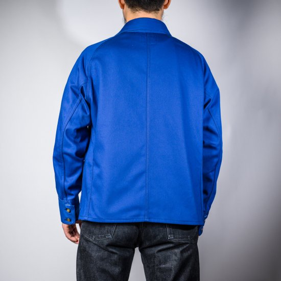 カバーオール イングリッシュツイル インクブルー (coverall English twill blue)
