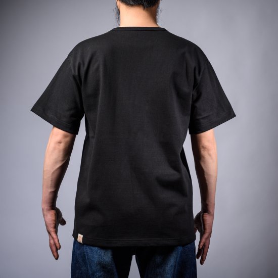 Heavy Weight Pocket Tee Black