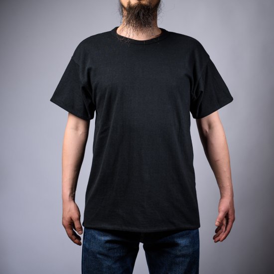 Reversible Tee Black × Black Loop Wheeled