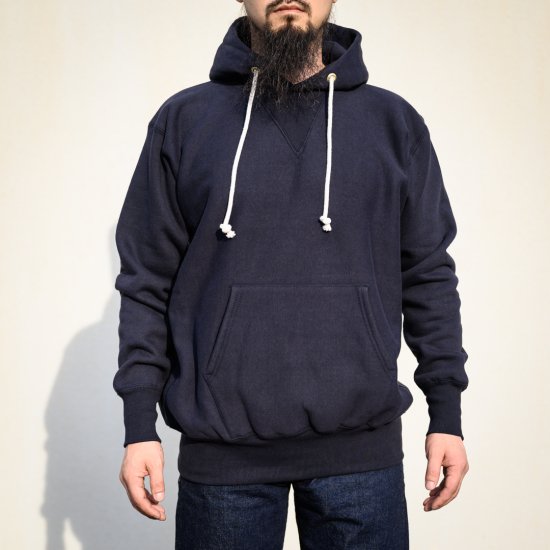 BONCOURA パーカー ネイビー Loop Wheeled Hoodie Navy