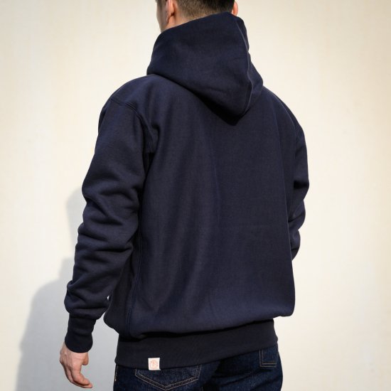 BONCOURA パーカー ネイビー Loop Wheeled Hoodie Navy