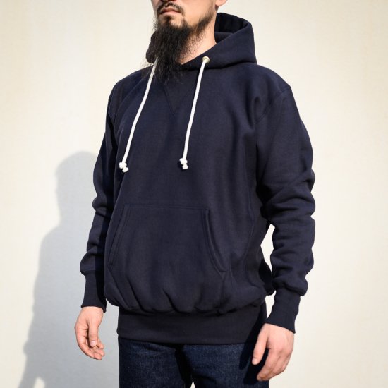 BONCOURA パーカー ネイビー Loop Wheeled Hoodie Navy