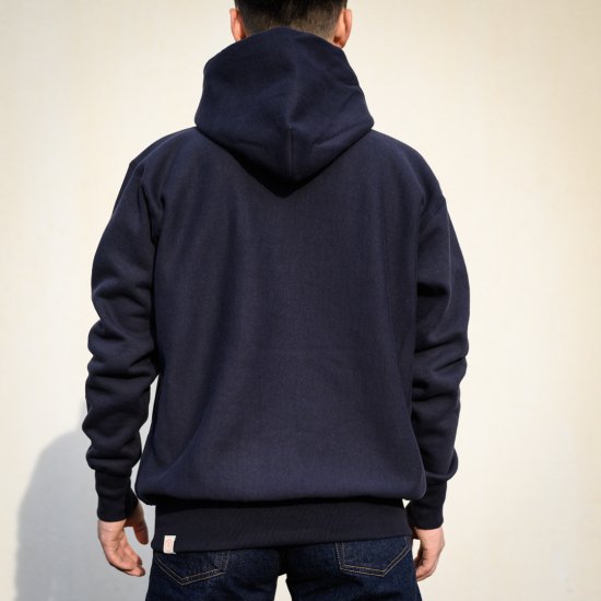 BONCOURA パーカー ネイビー Loop Wheeled Hoodie Navy