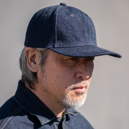 本藍 USネイビーキャップ デニム US Navy Cap Denim Natural Indigo 10th Anniversary Model