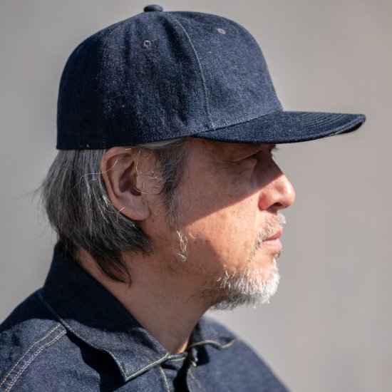 Casquette US Navy Indigo Véritable Denim Casquette US Navy Denim Indigo Naturel Modèle 10ème Anniversaire
