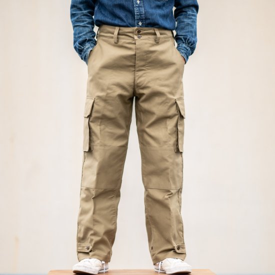 B-47 Cargo Pants Deck Cloth khaki – BONCOURA Official Online Store