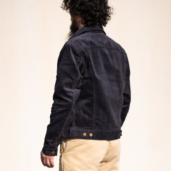 Trucker Jacket Corduroy navy