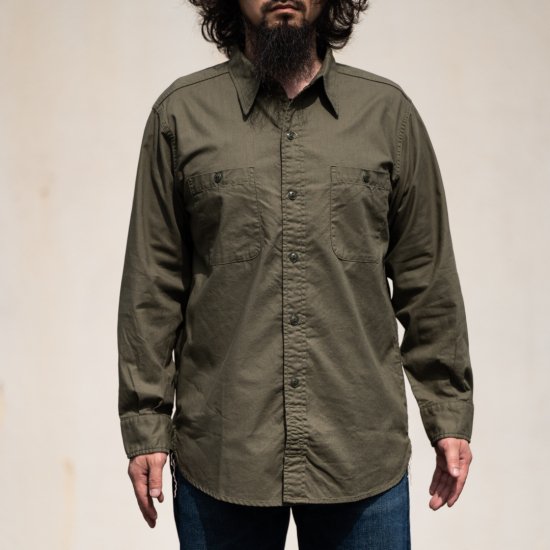 USN Work Shirt Poplin olive – BONCOURA Official Online Store