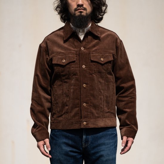 Trucker Jacket Pocket Corduroy brown – BONCOURA Official Online Store