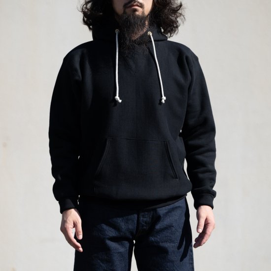 BONCOURA パーカー ブラック Loop Wheeled Hoodie black