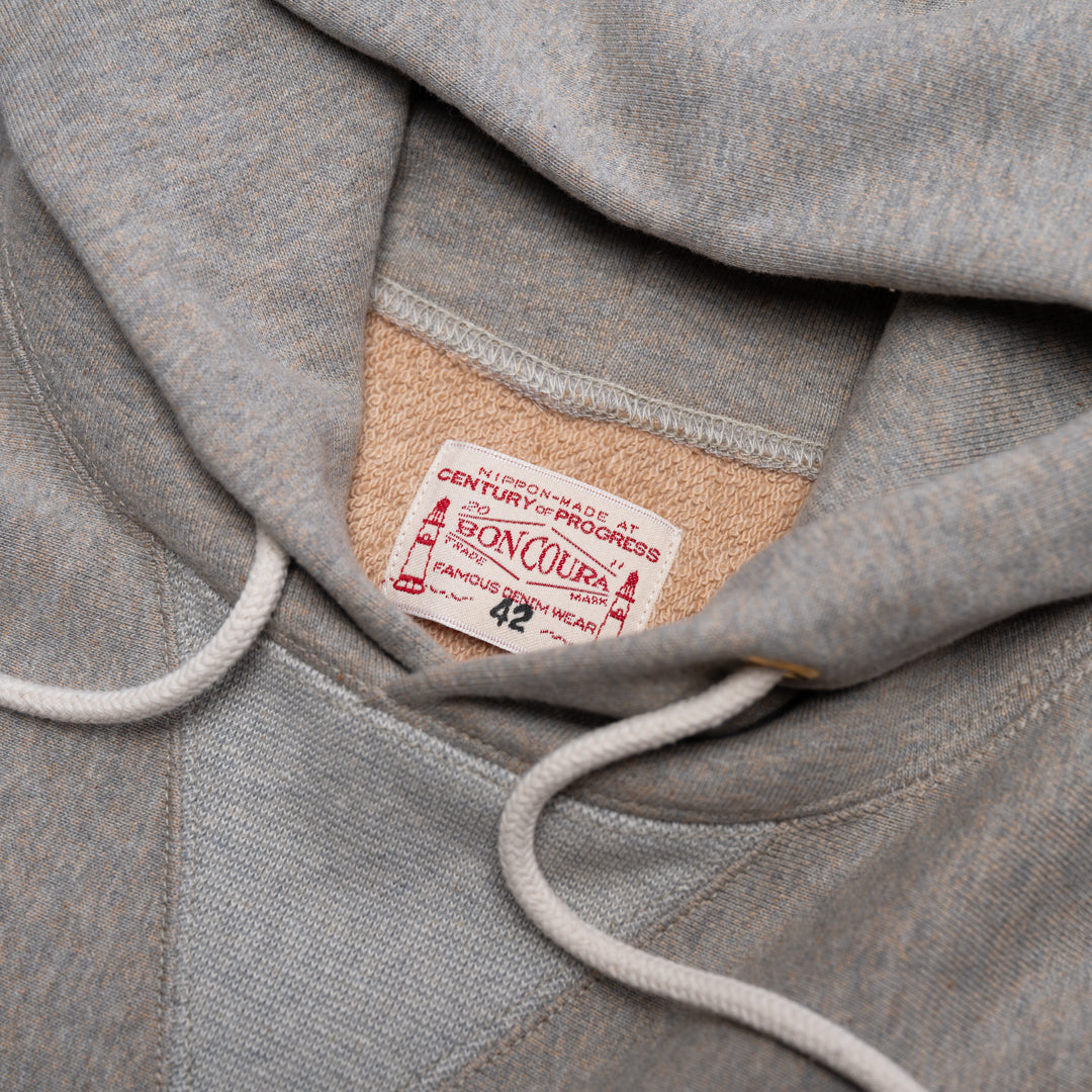 Hoodie Organic brown × gray Heather Cotton 14th Anniversary