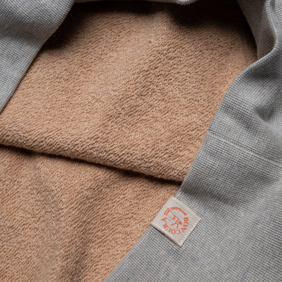 Hoodie Organic brown × gray Heather Cotton 14th Anniversary