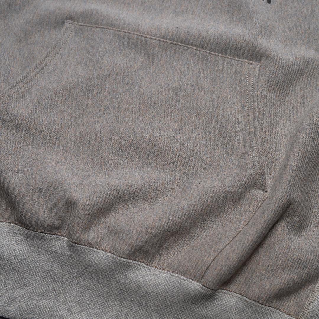 Hoodie Organic brown × gray Heather Cotton 14th Anniversary