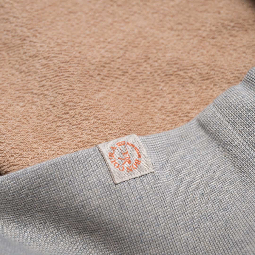 V Sweat Shirt Organic brown Cotton × gray Heather 14th Anniversary