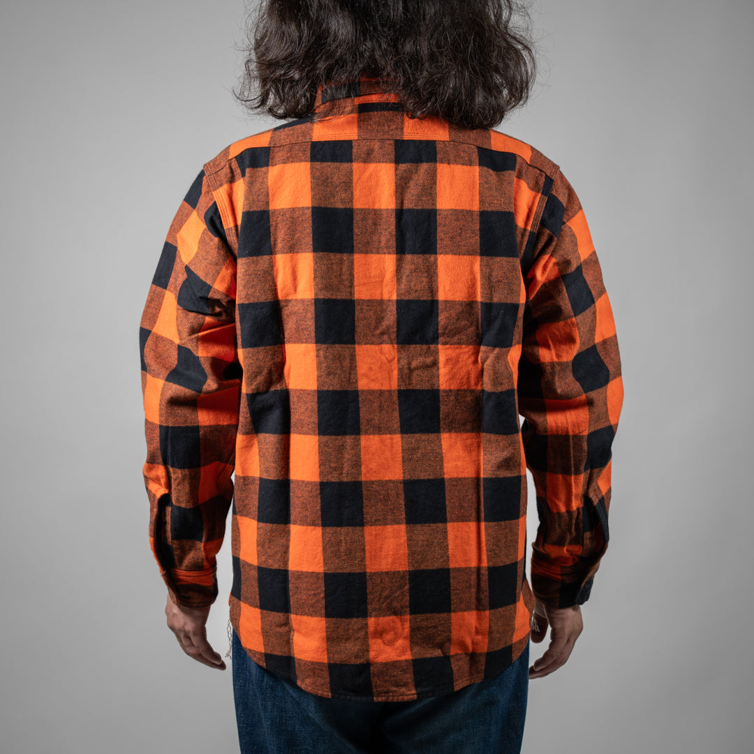 Work Shirt Flannel Buffalo Check orange