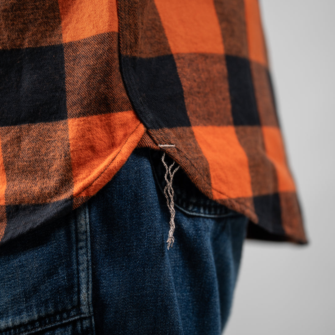 Work Shirt Flannel Buffalo Check orange
