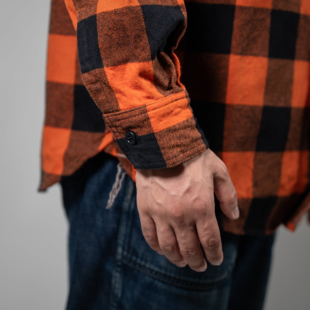 Work Shirt Flannel Buffalo Check orange