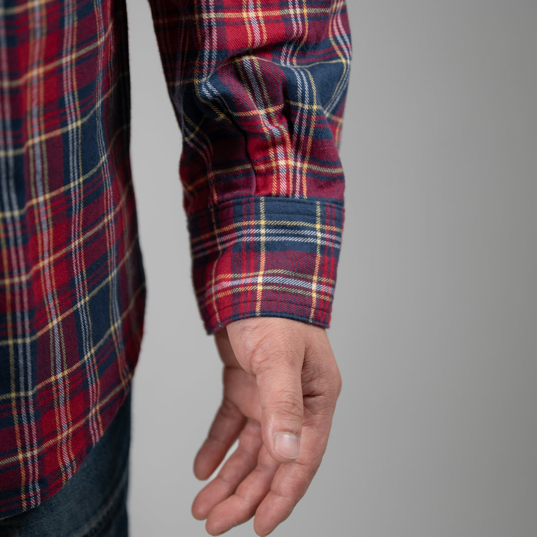 Work Shirt Flannel Tartan red
