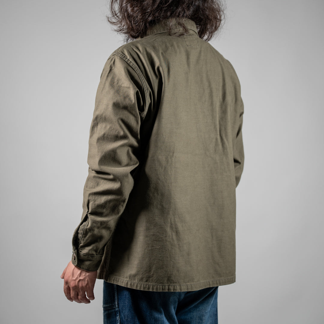 Utility Shirt Back Satin olive