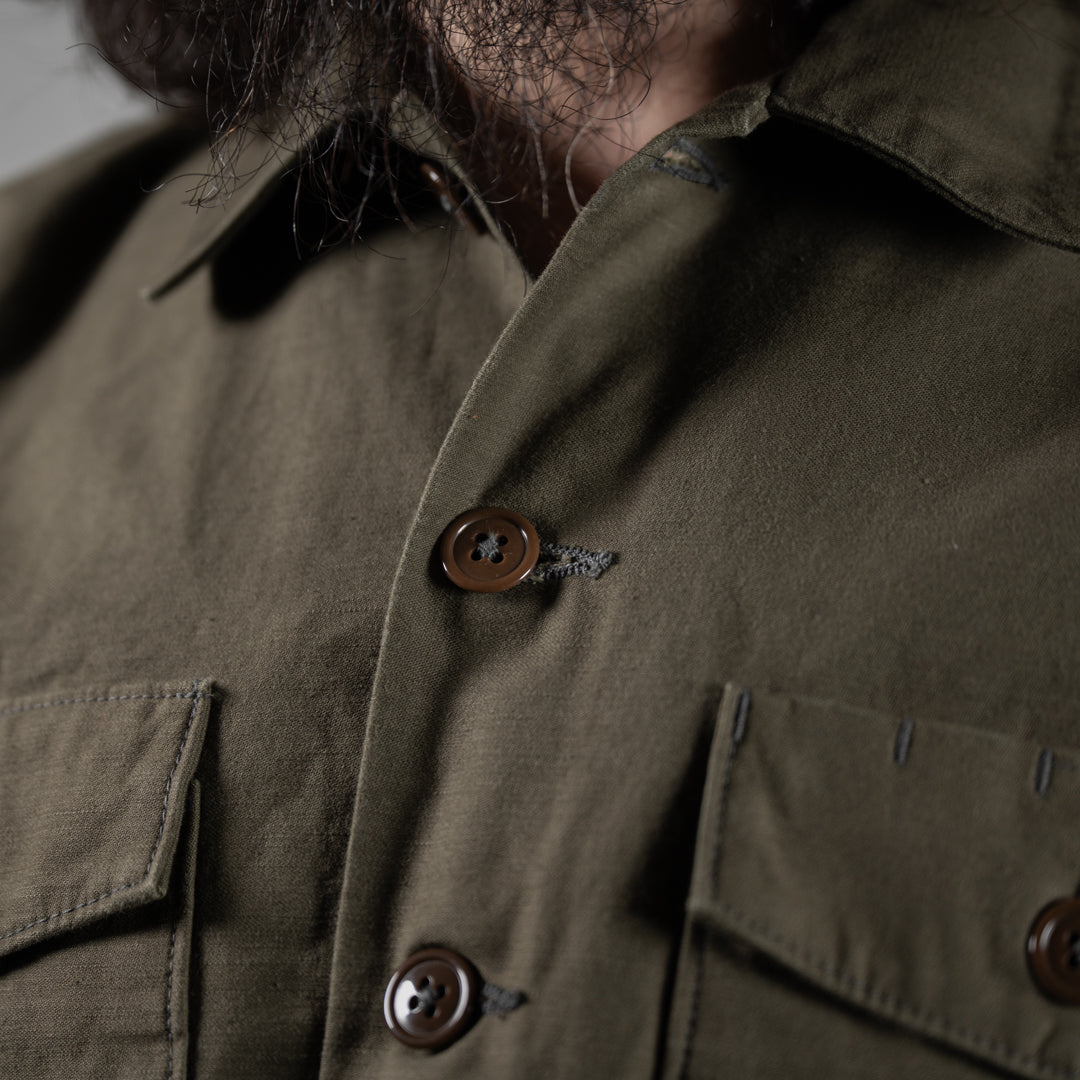 Utility Shirt Back Satin olive
