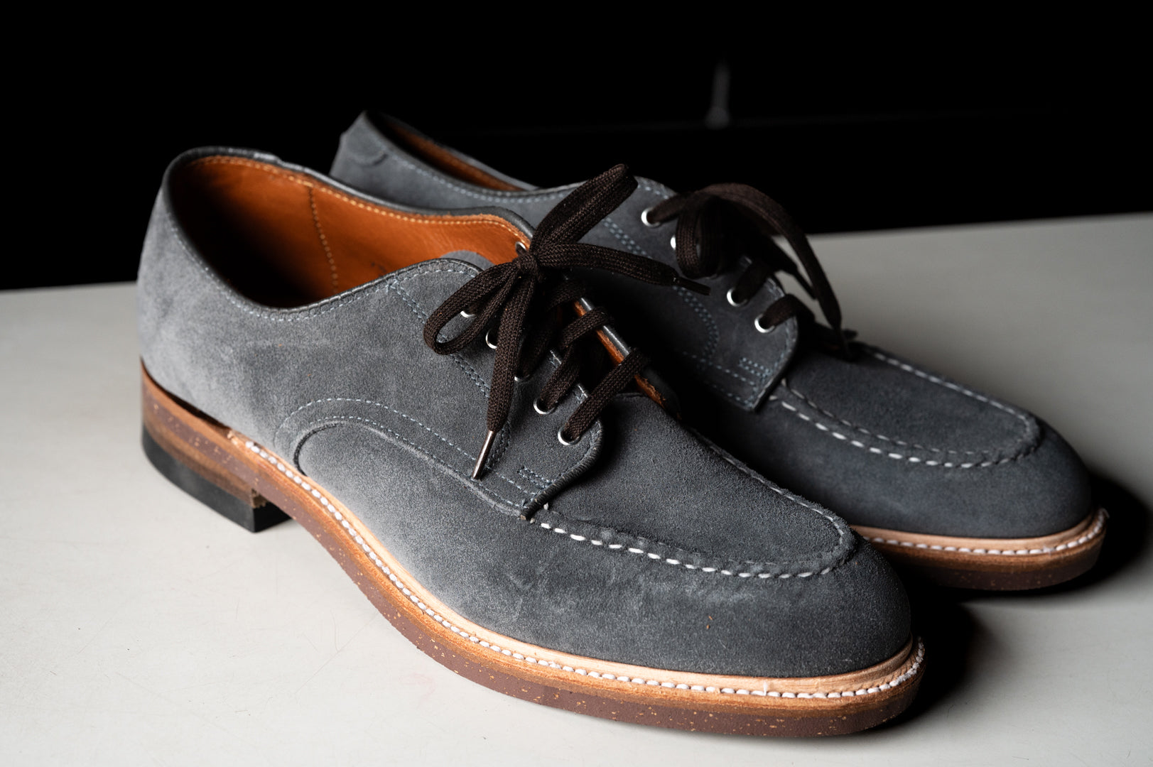Indy Boot Low Cut ALDEN BONCOURA Limited Edition blue gray
