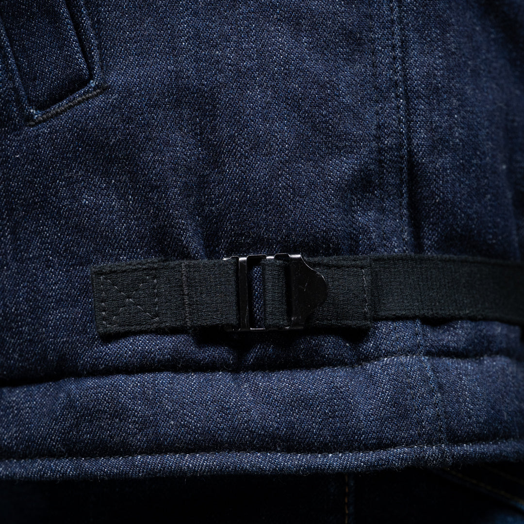 A-2 Jacket Quilted Wool Denim indigo