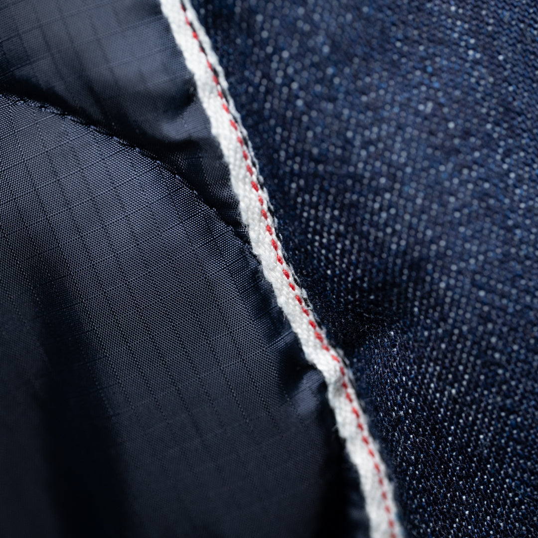 A-2 Jacket Quilted Wool Denim indigo