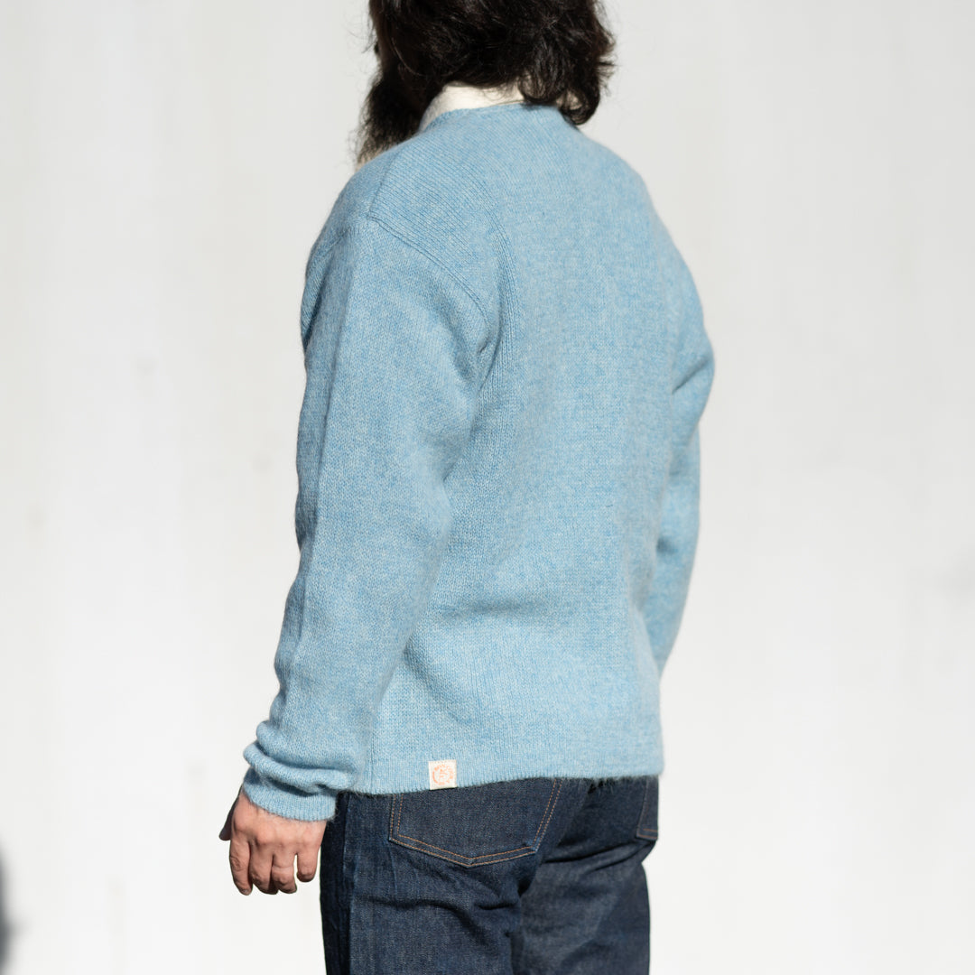 Alpaca Mohair Cardigan light blue