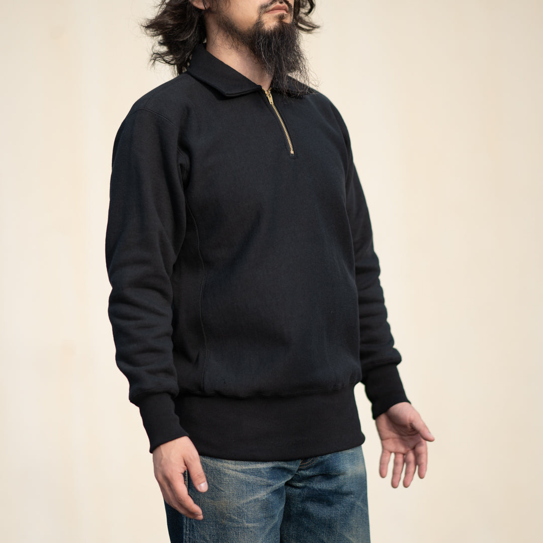 Half Zip Sweatshirt black